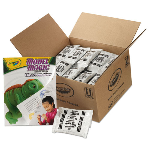 Image of Crayola® 236001 Model Magic Modeling Compound,1 Oz Packs, 75 Packs, White, 6 Lbs 13 Oz