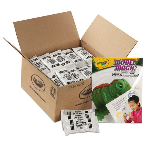 Image of Crayola® 236001 Model Magic Modeling Compound,1 Oz Packs, 75 Packs, White, 6 Lbs 13 Oz