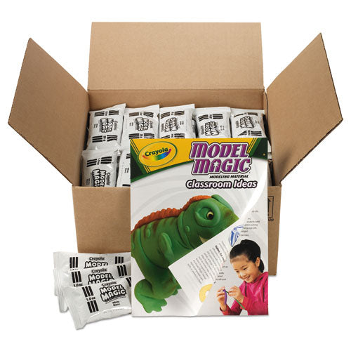 Image of Crayola® 236001 Model Magic Modeling Compound,1 Oz Packs, 75 Packs, White, 6 Lbs 13 Oz