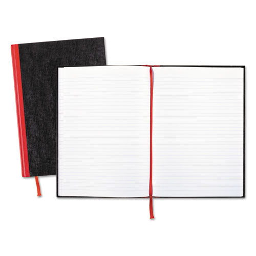 Image of Black n' Red D66174 Hardcover Casebound Notebooks, SCRIBZEE Compatible, 1-Subject, Wide/Legal Rule, Black/Red Cover, (96) 11.75 x 8.25 Sheets