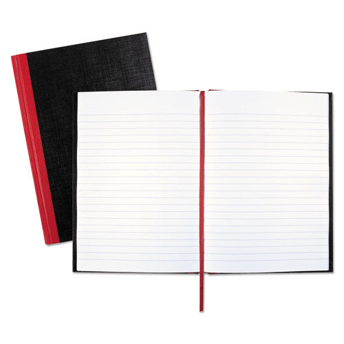 Image of Black n' Red JDK-E66857 Hardcover Casebound Notebooks, SCRIBZEE Compatible, 1-Subject, Wide/Legal Rule, Black/Red Cover, (96) 8.25 x 5.63 Sheets
