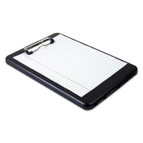 Image of Saunders 00558 SlimMate Storage Clipboard, 0.5" Clip Capacity, Holds 8.5 x 11 Sheets, Black