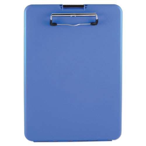 Image of Saunders 00559 SlimMate Storage Clipboard, 0.5" Clip Capacity, Holds 8.5 x 11 Sheets, Blue