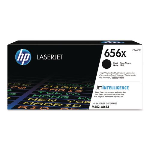 Image of HP CF460X HP 656x, (cf460x) High-Yield Black Original Laserjet Toner Cartridge