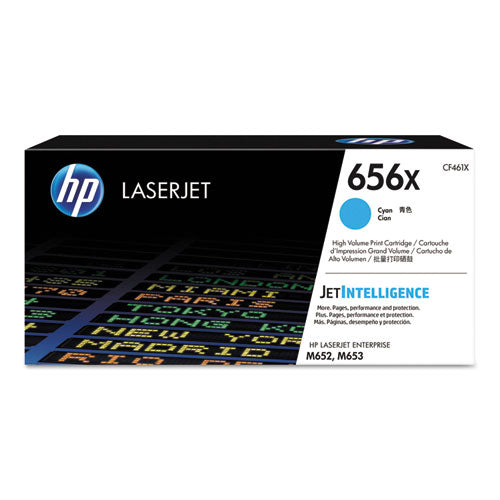 Image of HP CF461X HP 656x, (cf461x) High-Yield Cyan Original Laserjet Toner Cartridge