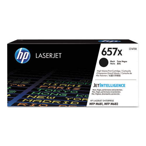 Image of HP CF470X HP 657x, (cf470x) High-Yield Black Original Laserjet Toner Cartridge
