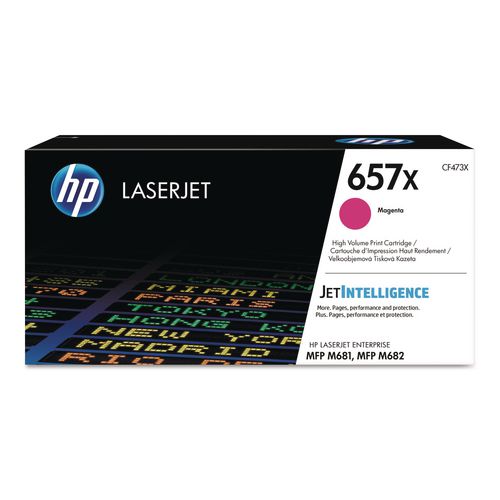 Image of HP CF473X HP 657x, (cf473x) High-Yield Magenta Original Laserjet Toner Cartridge