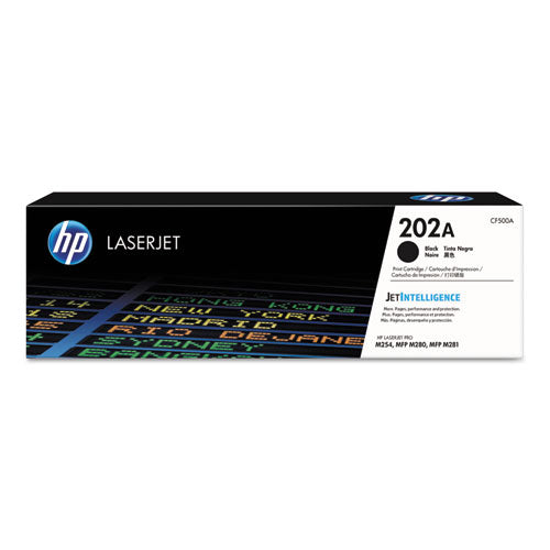 Image of HP CF500A HP 202a, (cf500a) Black Original Laserjet Toner Cartridge
