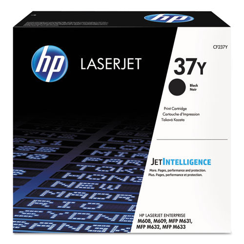 Image of HP CF237Y HP 37y, (cf237y) Extra High-Yield Black Original Laserjet Toner Cartridge