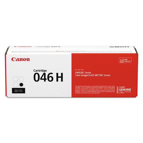 Image of Canon® 1254C001 1254c001 (046) High-Yield Toner, 6,300 Page-Yield, Black