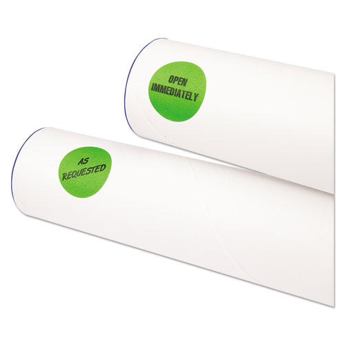 Image of Avery® 05498 Printable Self-Adhesive Removable Color-Coding Labels, 1.25" dia, Neon Green, 8/Sheet, 50 Sheets/Pack, (5498)