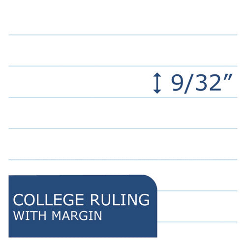 Image of Roaring Spring® 74500 WIDE Landscape Format Writing Pad, Medium/College Rule, (40) White 11 x 8.5 Sheets