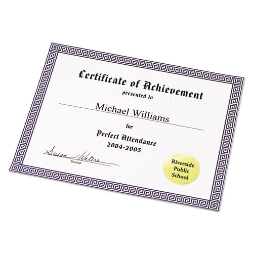 Image of Avery® 05868 Printable Gold Foil Seals, 2" dia, Gold, 4/Sheet, 11 Sheets/Pack, (5868)