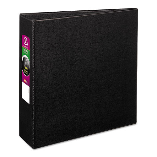 Image of Avery® 27650 Durable Non-View Binder With Durahinge And Slant Rings, 3 Rings, 3" Capacity, 11 X 8.5, Black