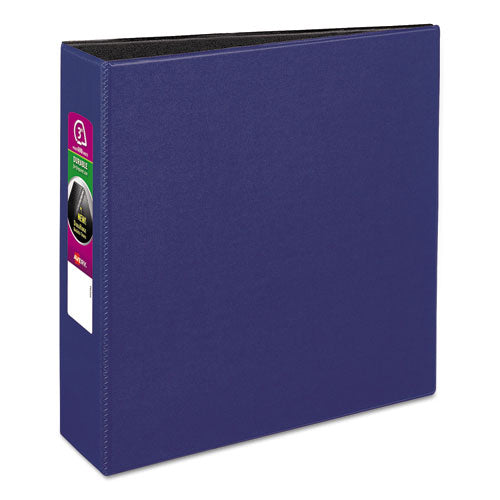 Image of Avery® 27651 Durable Non-View Binder With Durahinge And Slant Rings, 3 Rings, 3" Capacity, 11 X 8.5, Blue