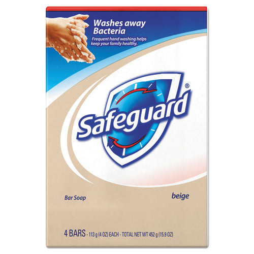 Image of Safeguard 08833 Deodorant Bar Soap, Light Scent, 4 Oz, 48/carton