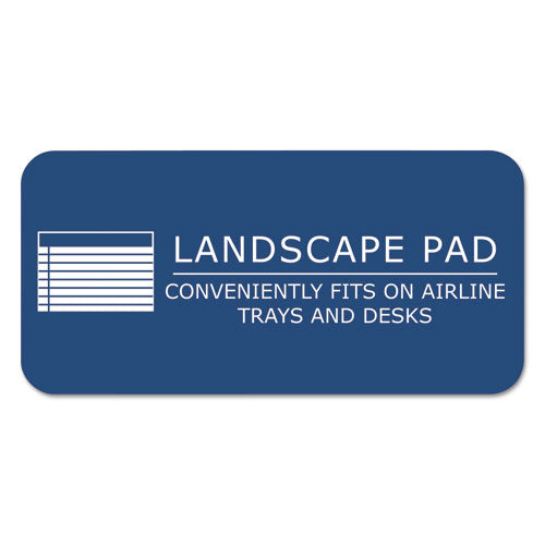 Image of Roaring Spring® 74500 WIDE Landscape Format Writing Pad, Medium/College Rule, (40) White 11 x 8.5 Sheets