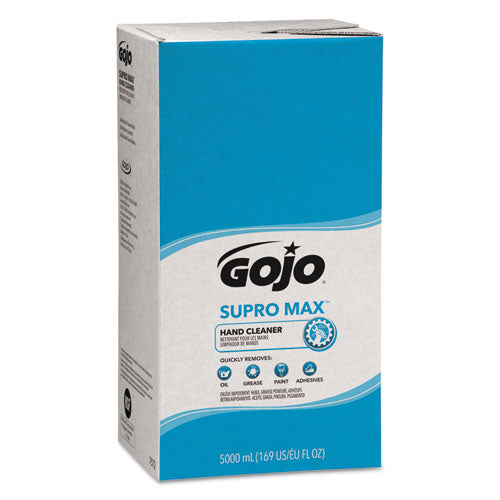 Image of GOJO® 7572-02 SUPRO MAX Heavy Duty Hand Cleaner, Refill for GOJO PRO TDX Dispenser, Floral Scent, 5,000 mL, 2/Carton
