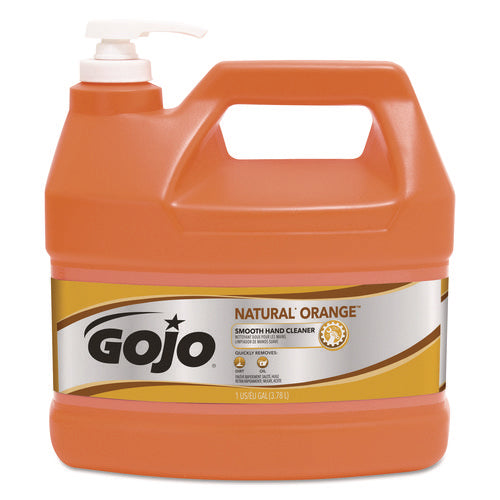 Image of GOJO® 0945-04 NATURAL ORANGE Smooth Hand Cleaner, Citrus Scent, 1 gal, 4/Carton