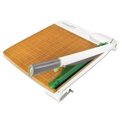 Image of Westcott® 16717 Carbotitanium Guillotine Paper Trimmer, 30 Sheets, 12" Cut Length, Metal/wood Composite Base, 14 X 22