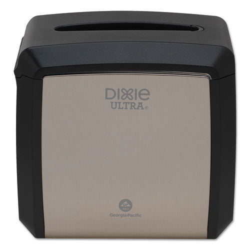 Image of DixieÂ® Tabletop Napkin Dispenser, 7.6 x 6.1 x 7.2, Stainless