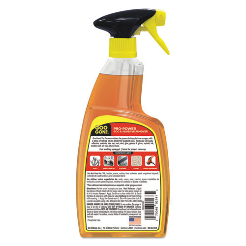Image of Goo Gone® 2180AEA Pro-Power Cleaner, Citrus Scent, 24 Oz Spray Bottle