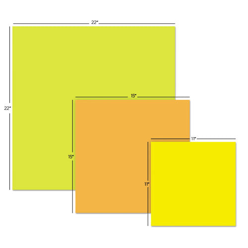Image of Post-it® Notes Super Sticky BN11 Big Notes, Unruled, (30) Yellow 11 x 11 Sheets