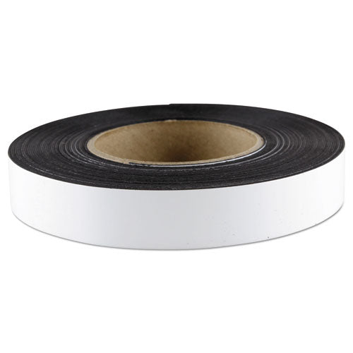 Image of ZEUS® BAU66151 Dry Erase Magnetic Label Tape, 1" x 50 ft, White