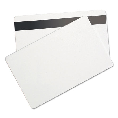 Image of SICURIXÂ® Sicurix Blank Id Card With Magnetic Strip, 2 1/8 X 3 3/8, White, 100/pack