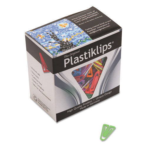 Image of Baumgartens® BAULP0200 Plastiklips Paper Clips, Small, Smooth, Assorted Colors, 1,000/Box
