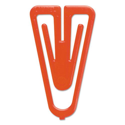 Image of Baumgartens® LP0300 Plastiklips Paper Clips, Medium, Smooth, Assorted Colors, 500/Box