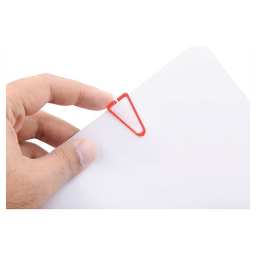 Image of Baumgartens® BAULP0600 Plastiklips Paper Clips, Large, Smooth, Assorted Colors, 200/Box
