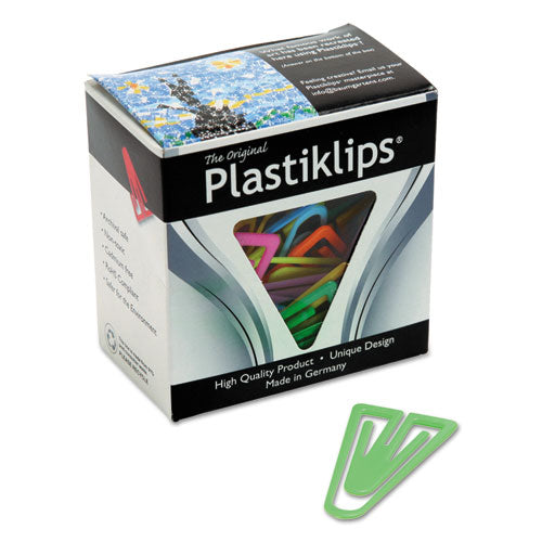 Image of Baumgartens® BAULP1700 Plastiklips Paper Clips, Extra Large, Smooth, Assorted Colors, 50/Box