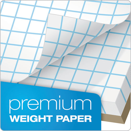 Image of TOPS 33101 Quadrille Pads, Quadrille Rule, (50) White 8.5 x 11 Sheets