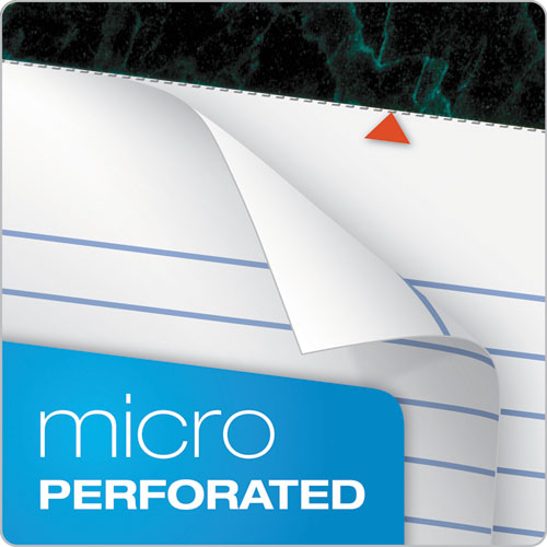 Image of TOPS Docket Ruled Perforated Pads, Wide/legal Rule, 50 White 8.5 X 11.75 Sheets, 6/pack