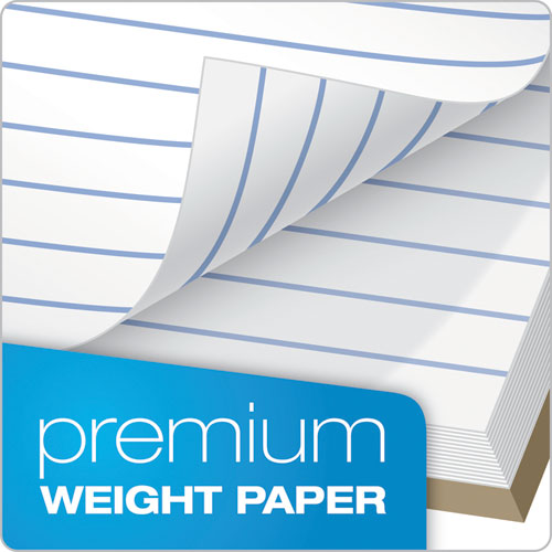 Image of TOPS 73505 Color Notebooks, 1-Subject, Narrow Rule, Ruby Red Cover, (100) 8.5 x 5.5 White Sheets