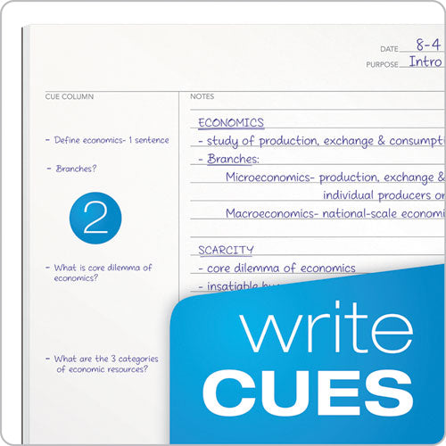 Image of TOPS 90222 FocusNotes Steno Pad, Blue Cover, Pitman Rule, (80) White 6 x 9 Sheets