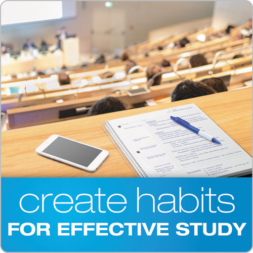 Image of TOPS 90222 FocusNotes Steno Pad, Blue Cover, Pitman Rule, (80) White 6 x 9 Sheets