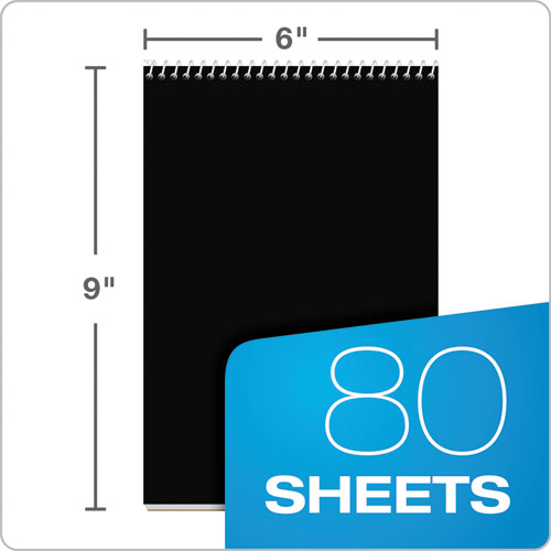 Image of TOPS 90222 FocusNotes Steno Pad, Blue Cover, Pitman Rule, (80) White 6 x 9 Sheets