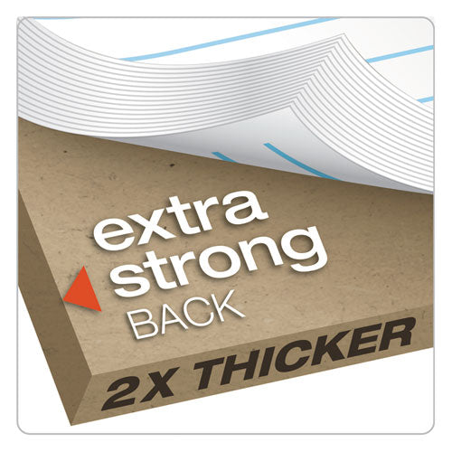 Image of TOPS 99708 Docket Gold Steno Pads, Frosted White Cover, Gregg Rule, (100) White 6 x 9 Heavyweight 20 lb Bond Sheets