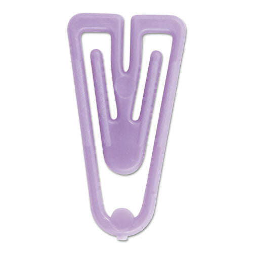 Image of Baumgartens® BAULP0200 Plastiklips Paper Clips, Small, Smooth, Assorted Colors, 1,000/Box