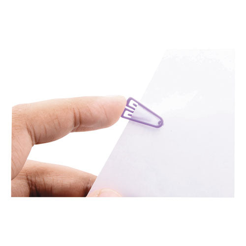 Image of Baumgartens® BAULP0200 Plastiklips Paper Clips, Small, Smooth, Assorted Colors, 1,000/Box
