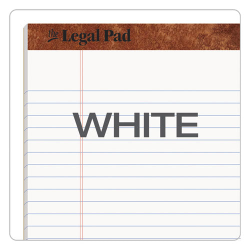 Image of TOPS The Legal Pad Ruled Perforated Pad, Wide/Legal Rule, (50) White 8.5 x 11.75 Sheets, Dozen