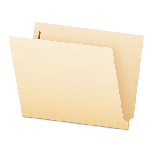 Image of Pendaflex® 62714EE SmartShield End Tab Fastener Folders, Straight Tab, 2 Fasteners, Letter Size, Manila, 50/Box