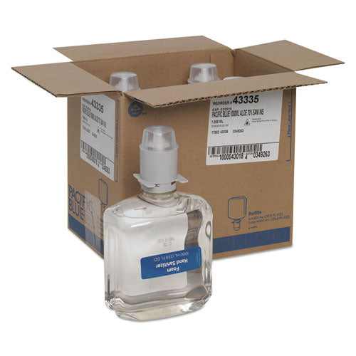 Image of Georgia Pacific® Professional 43335 Pacific Blue Ultra Foam Hand Sanitizer Refill For Manual Dispensers, 1,000 Ml, Fragrance-Free, 4/carton