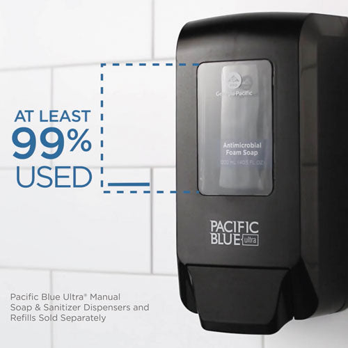 Image of Georgia Pacific® Professional 43335 Pacific Blue Ultra Foam Hand Sanitizer Refill For Manual Dispensers, 1,000 Ml, Fragrance-Free, 4/carton