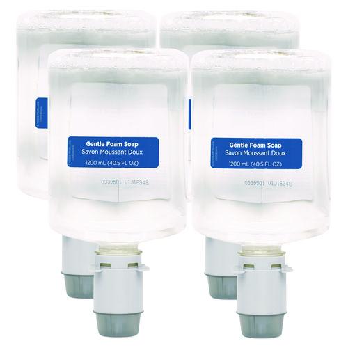 Image of Georgia Pacific® Professional 43714 Pacific Blue Ultra Foam Soap Manual Dispenser Refill, Fragrance-Free, 1,200 mL, 4/Carton