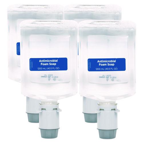 Image of Georgia Pacific® Professional 43818 Pacific Blue Ultra Foam Soap Manual Dispenser Refill, Antimicrobial, Unscented, 1,200 mL, 4/Carton
