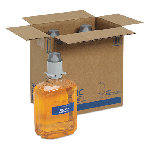 Image of Georgia Pacific® Professional 43819 Pacific Blue Ultra Foam Soap Manual Dispenser Refill, Antimicrobial, Pacific Citrus Scent, 1,200 mL, 4/Carton