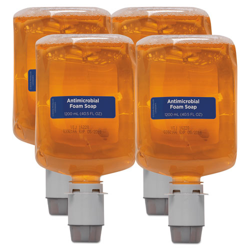 Image of Georgia Pacific® Professional 43819 Pacific Blue Ultra Foam Soap Manual Dispenser Refill, Antimicrobial, Pacific Citrus Scent, 1,200 mL, 4/Carton